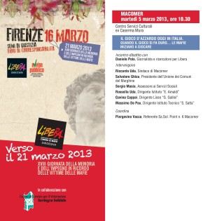 Incontro con Daniele Poto. “Il gioco d’azzardo oggi in Italia”