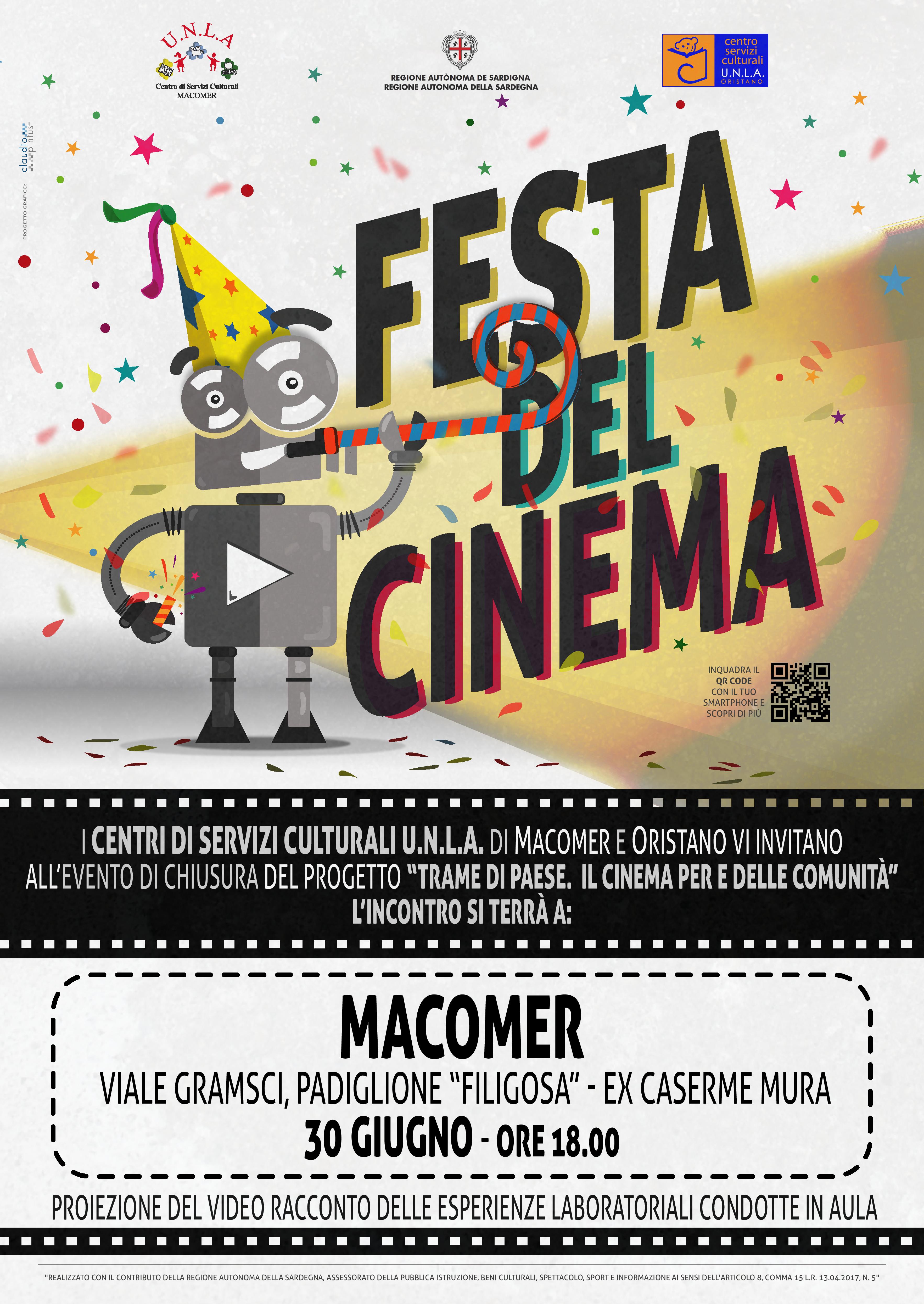 “Progetto Trame di Paese. Il Cinema per e delle Comunità. Festa del Cinema