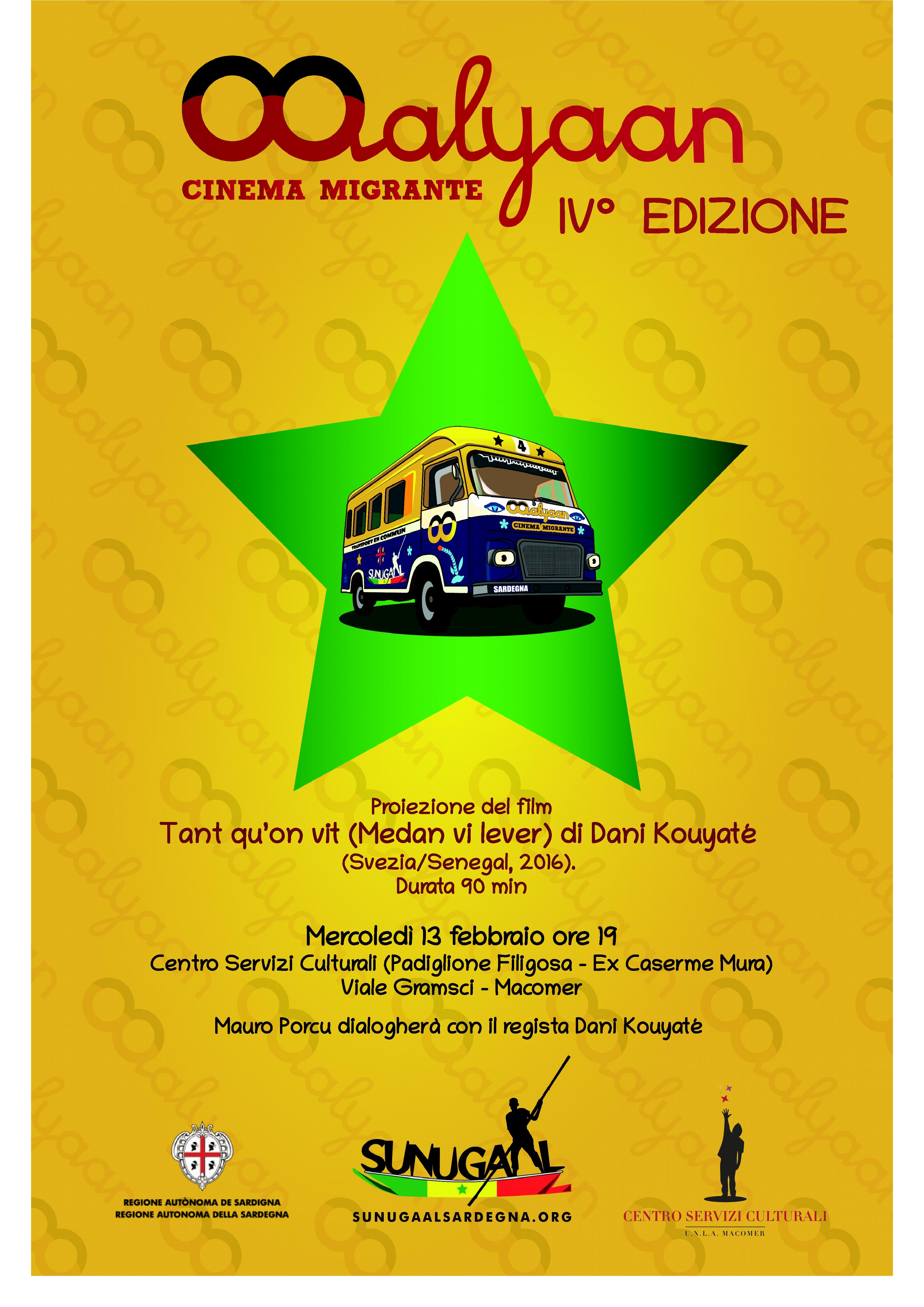 “Walyaan-Cinema Migrante IV Edizione” 13 febbraio ore 19