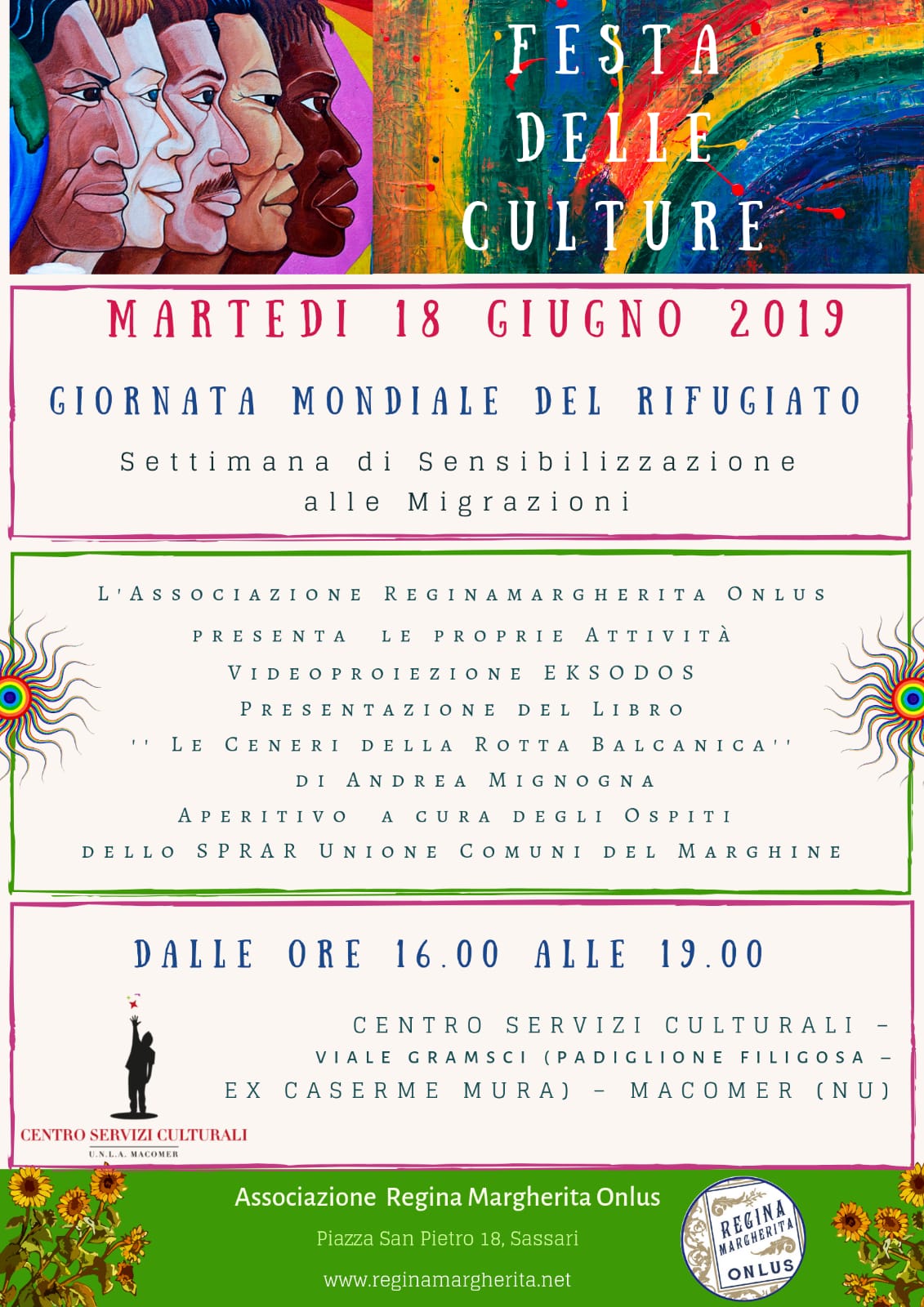 “Festa delle Culture” 18 Giugno ore 16:00