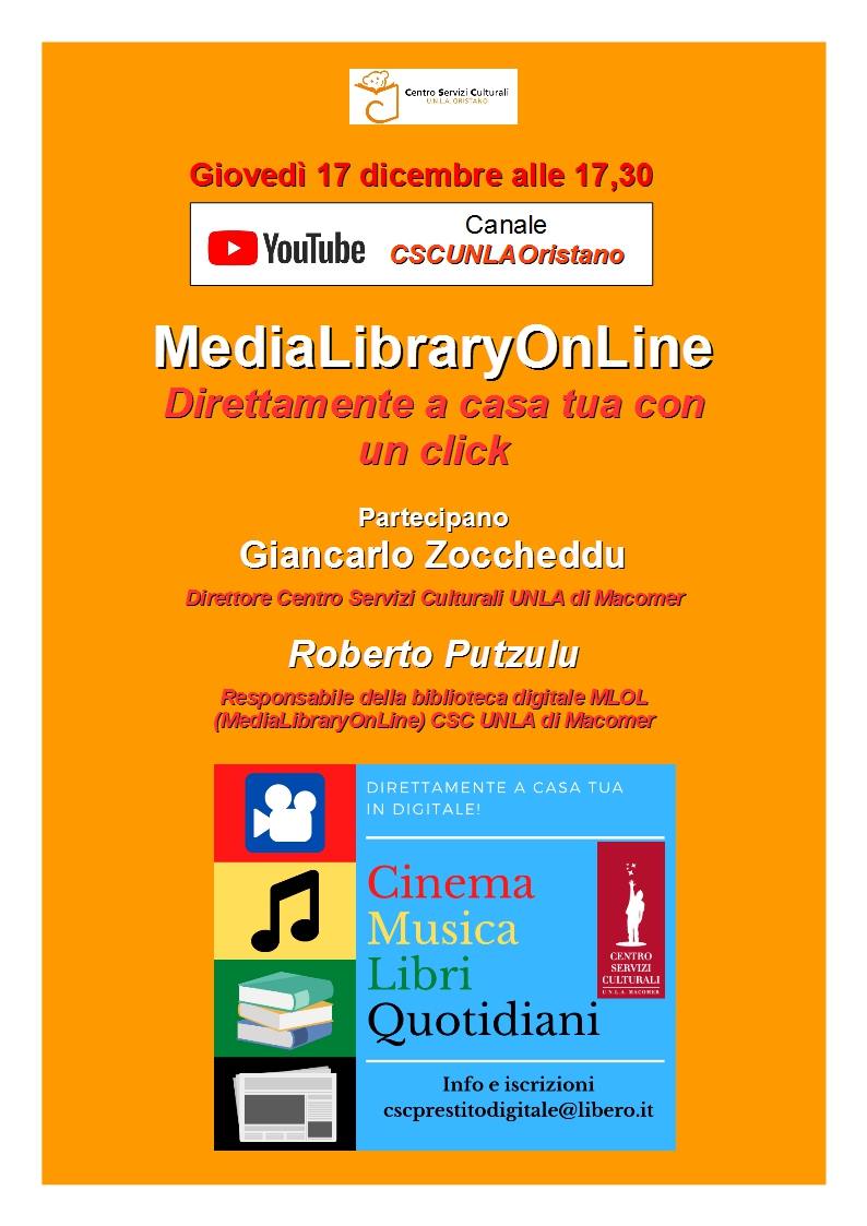 MediaLibraryOnLine. Direttamente a casa tua con un click.