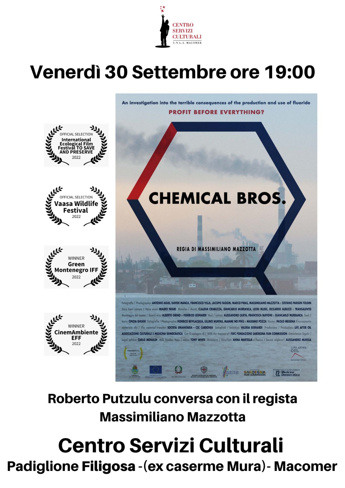 Proiezione documentario “Chemical bros.” di Massimiliano Mazzotta
