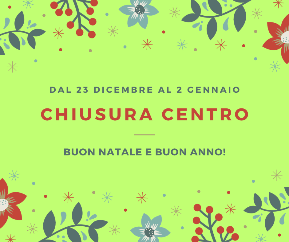 Chiusura del Centro Servizi Culturali per le festività
