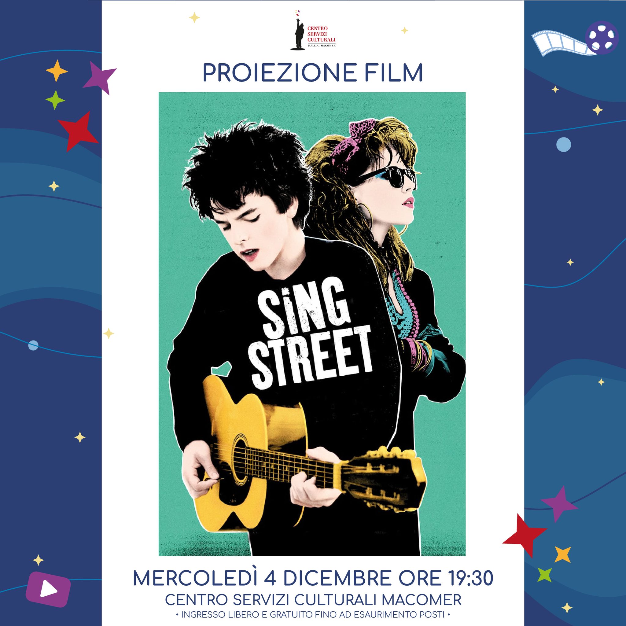Proiezione film “Sing Street” di John Carney