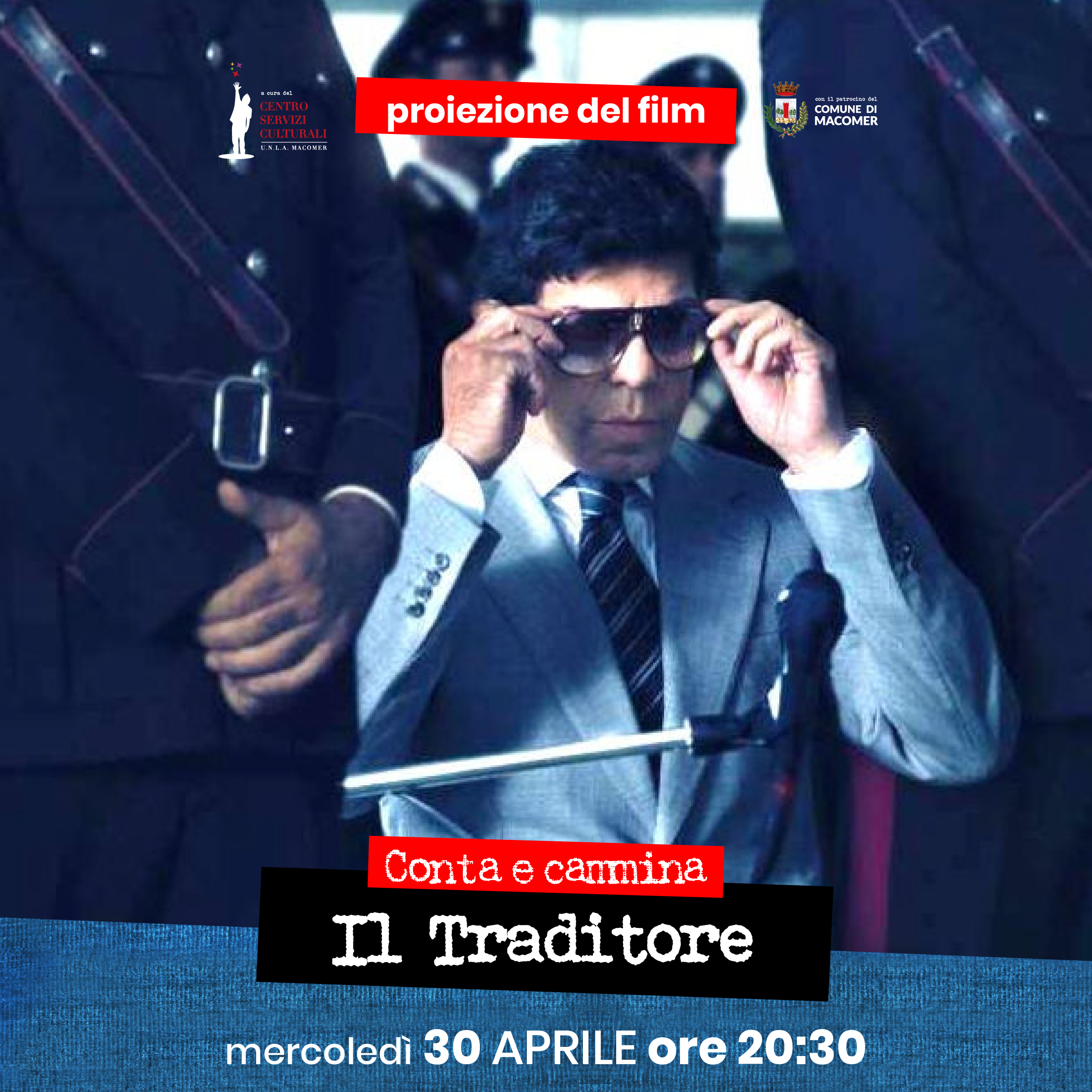 Proiezione film “Il Traditore” di Marco Bellocchio