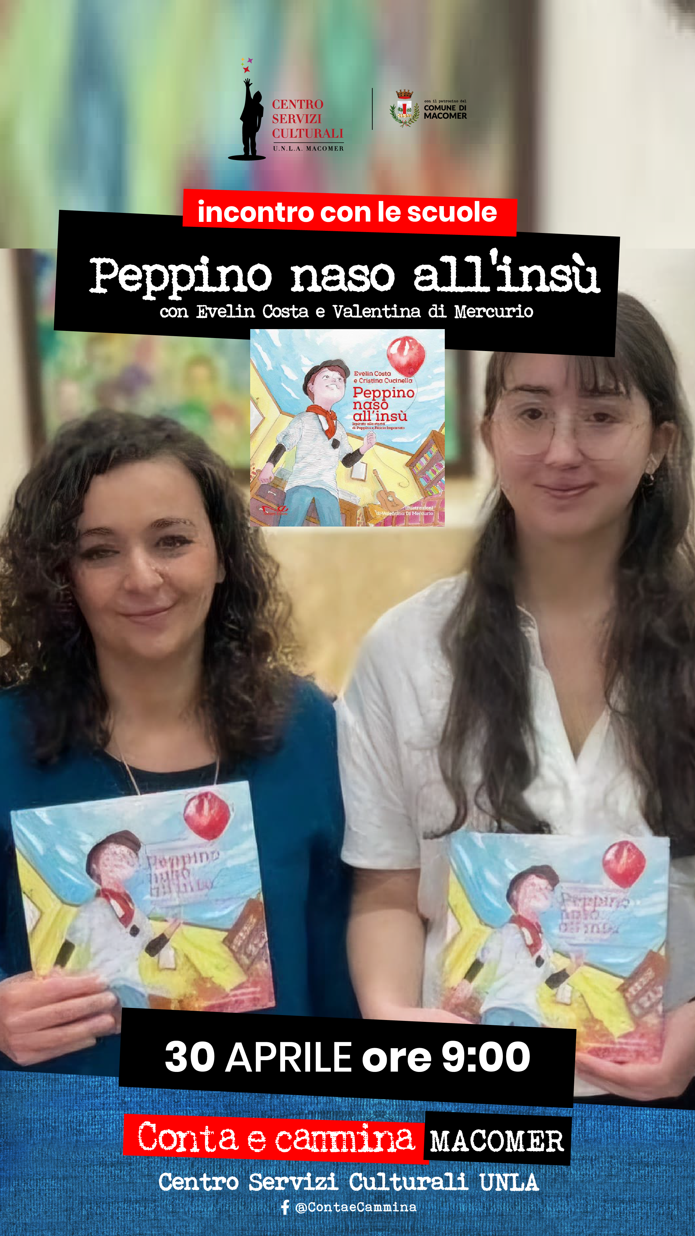 Peppino naso all’insù. Incontro dedicato alle Scuole