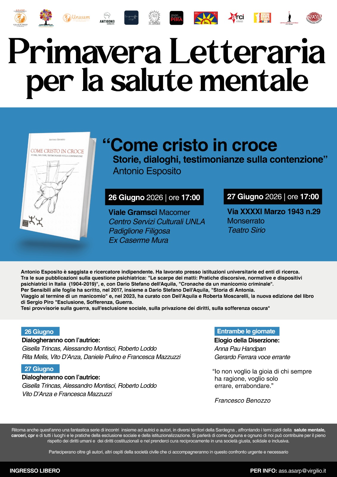 Primavera letteraria per la salute mentale